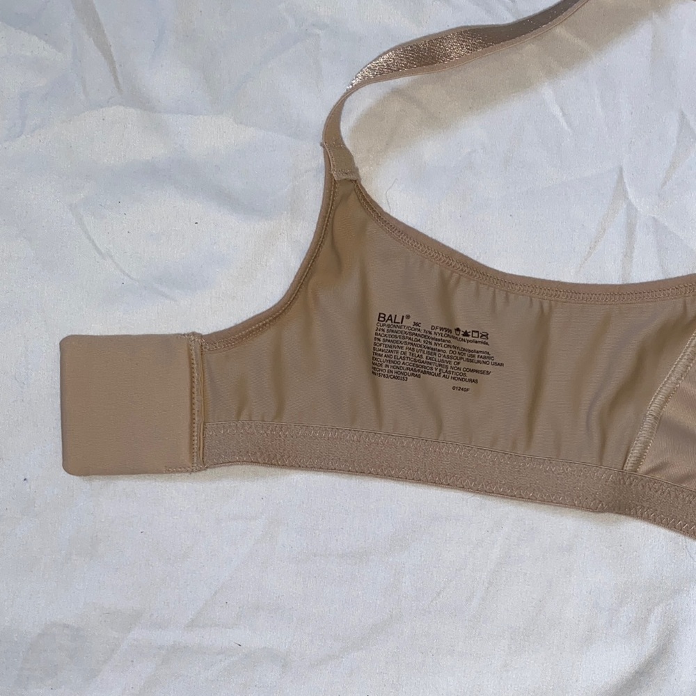 Bali Light Brown Lace Accent Bra - Picture 8 of 15